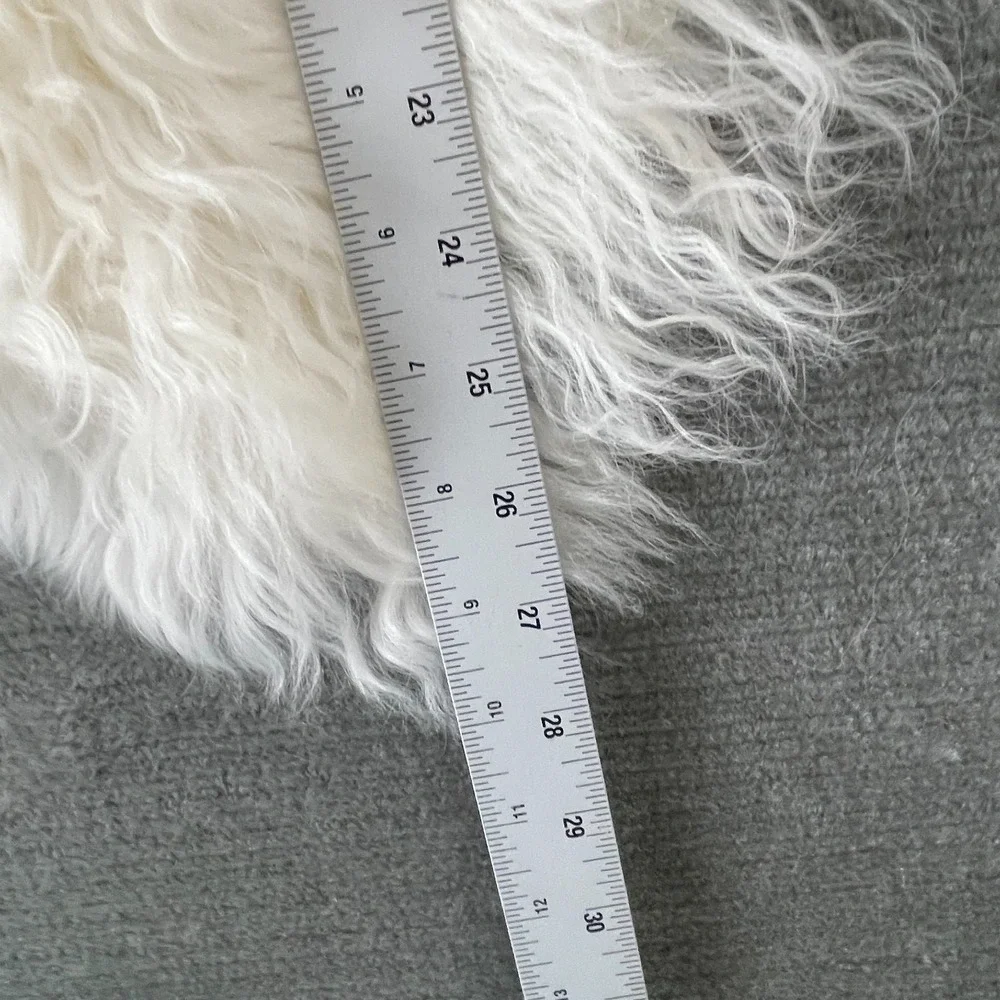 Overland Sheepskin Tibetan‎ Lamb Single Pelt Ivory